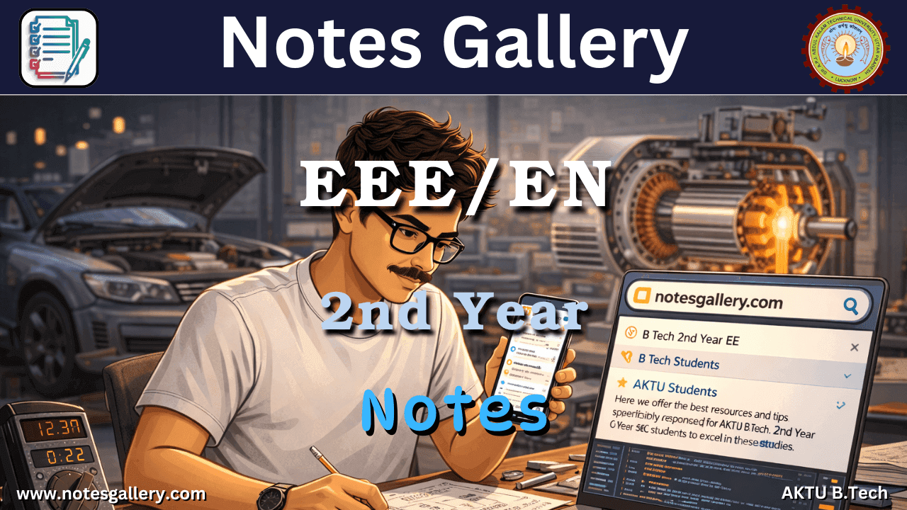 EEE/EN 2nd Year Notes - Notes Gallery