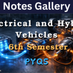 EEE/EE 3rd Year PYQs (Electrical and Hybrid Vehicles)