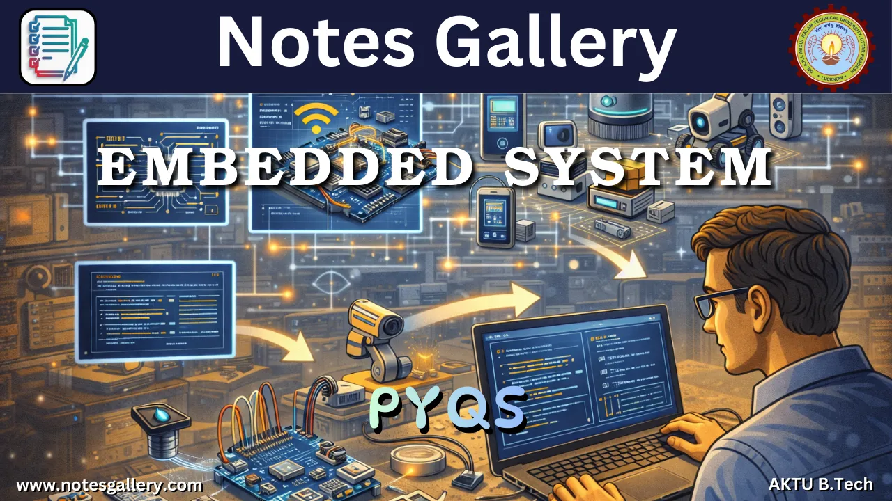 OE 3rd Year PYQs (EMBEDDED SYSTEM) 16 OE 3rd Year PYQs (EMBEDDED SYSTEM)