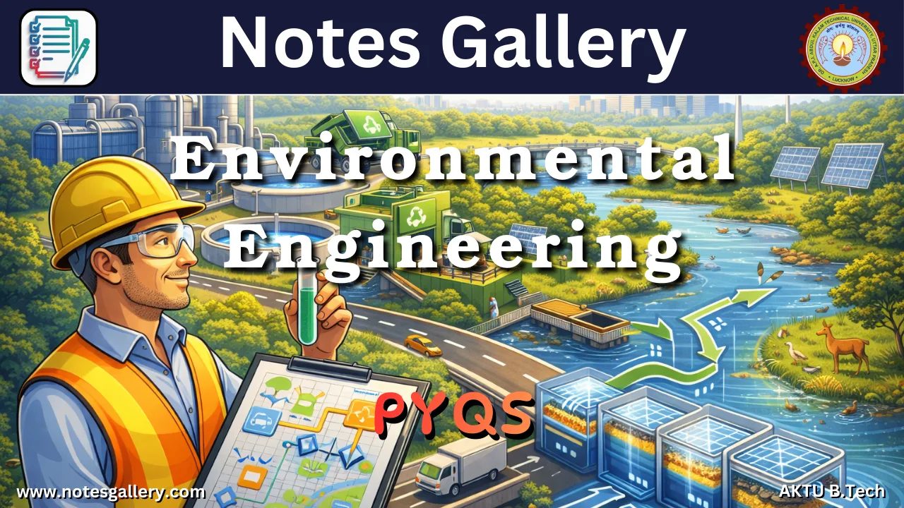 CIVIL 3rd Year PYQs (Environmental Engineering)