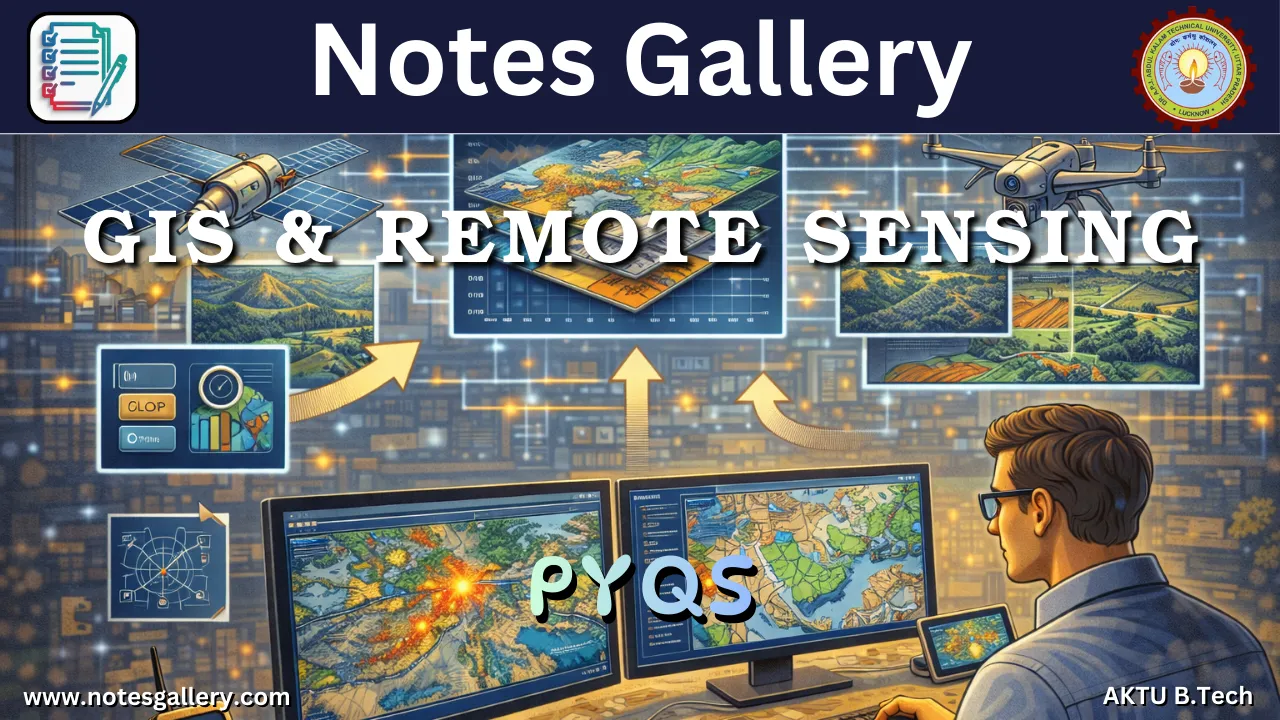 OE 3rd Year PYQs (GIS & REMOTE SENSING) 12 OE 3rd Year PYQs (GIS & REMOTE SENSING)