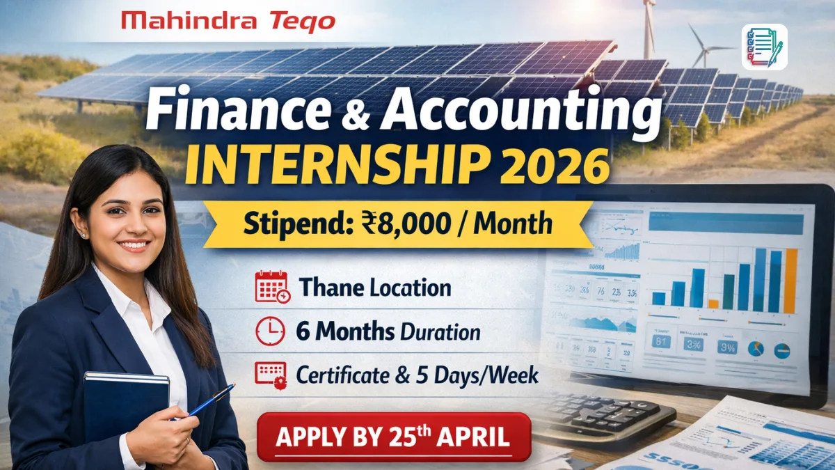 Mahindra Internship 2026