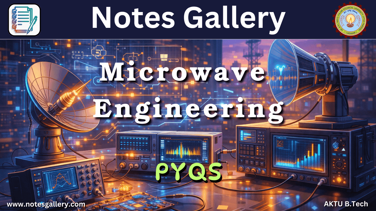 ECE 3rd Year PYQs (Microwave Engineering)