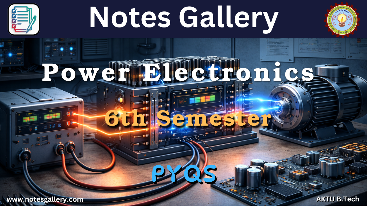 EEE/EE 3rd Year PYQs (Power Electronics)