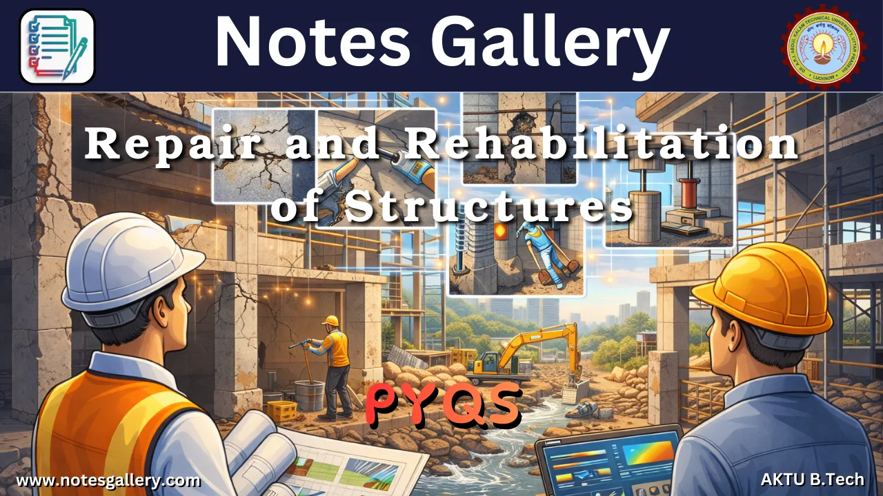 CIVIL 3rd Year PYQs (Repair and Rehabilitation of Structures)