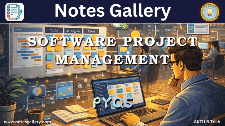 OE 3rd Year PYQs (SOFTWARE PROJECT MANAGEMENT)