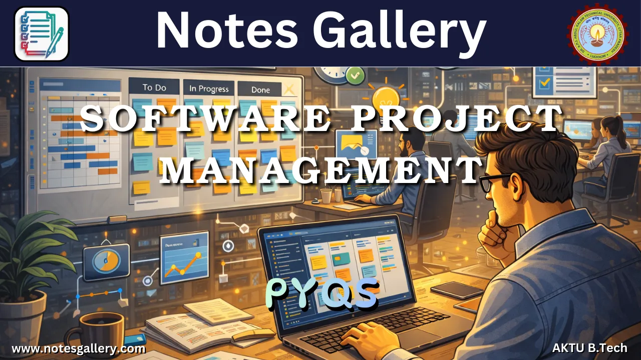OE 3rd Year PYQs (SOFTWARE PROJECT MANAGEMENT) 10 OE 3rd Year PYQs (SOFTWARE PROJECT MANAGEMENT)