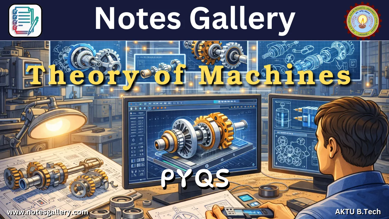 ME 3rd Year PYQs (Theory of Machines) 4 ME 3rd Year PYQs (Theory of Machines)