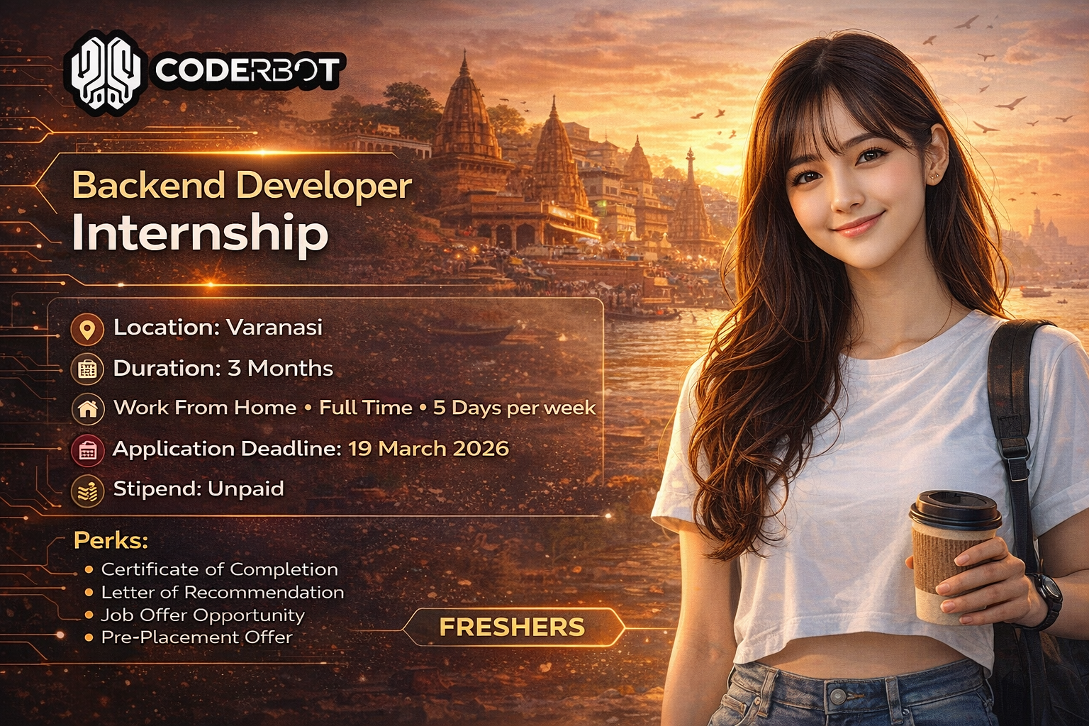 Backend Developer Internship at Coderbot Robotech: Complete Guide for Students and Freshers (2026)