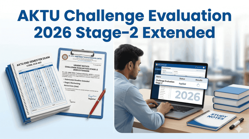 AKTU Challenge Evaluation 2026 Stage-2 Dates Extended: Complete Guide for Students