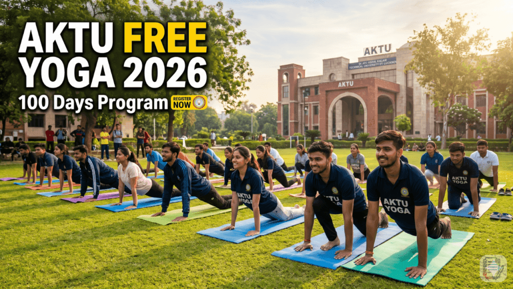 aKTU 100 days free yoga sessions 2026 – Registration, Benefits & Full Details