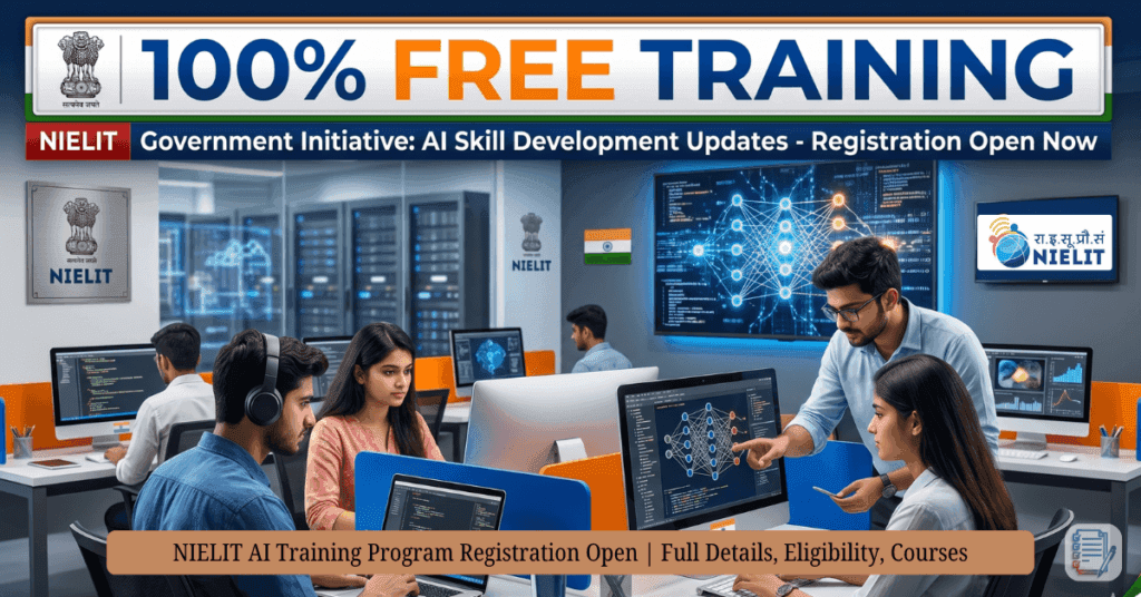 AKTU Free Summer Internship 2026: NIELIT AI Training Program Registration Open | Full Details, Eligibility, Courses