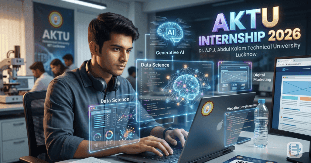 AKTU Internship 2026: AI, Data Science, Python Internship Opportunity (Full Details, Eligibility, Apply Link)