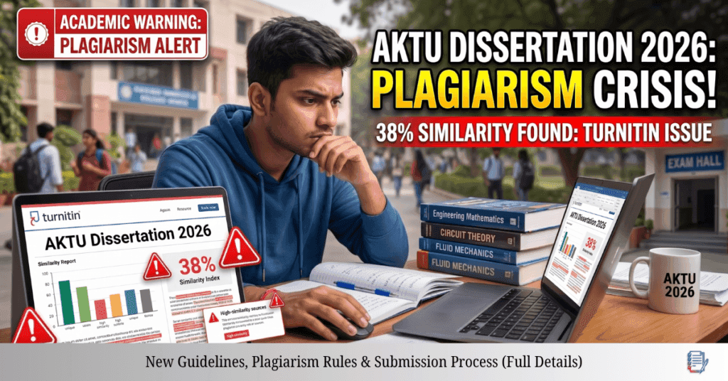 AKTU Dissertation 2026: New Guidelines, Plagiarism Rules & Submission Process (Full Details)