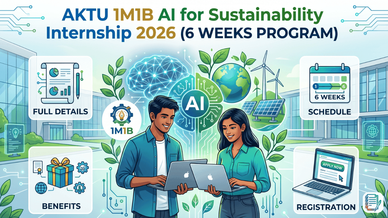 AKTU 1M1B AI for Sustainability Internship 2026