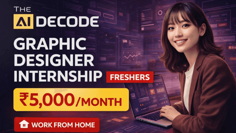Graphic Designer Internship The AI Decode