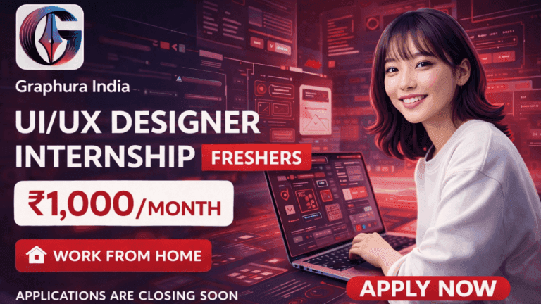 UI/UX Designer Internship at Graphura India – Work From Home Opportunity for Freshers (2026)