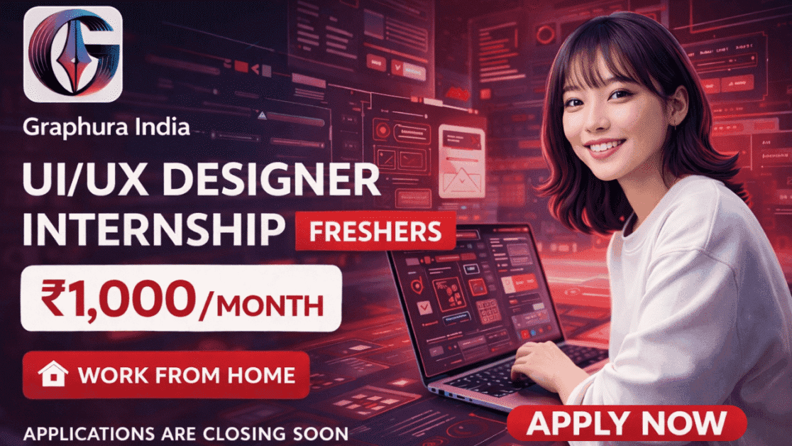 UI/UX Designer Internship at Graphura India – Work From Home Opportunity for Freshers (2026)