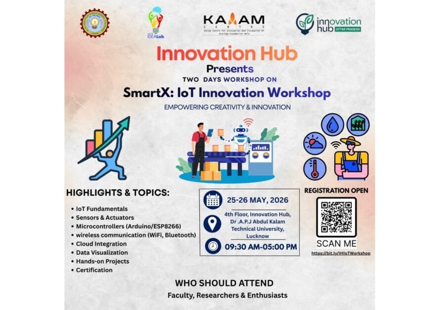 AKTU Innovation Hub SmartX IoT Innovation Workshop 2026: Free Two-Day IoT Workshop for Faculty & Researchers 4 209939yihxa4wr page 0003 scaled