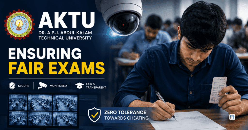 AKTU Exam 2026: गाजियाबाद में हो रही थी नकल, लखनऊ कंट्रोल रूम से ऐसे पकड़े गए छात्र
