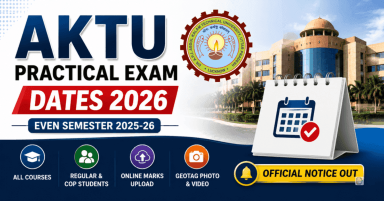 AKTU Practical Exam Date 2026 Released