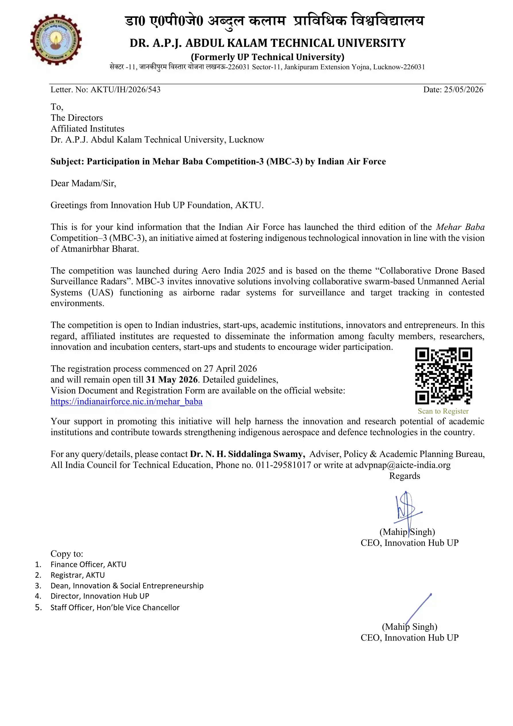 mehar baba notice
