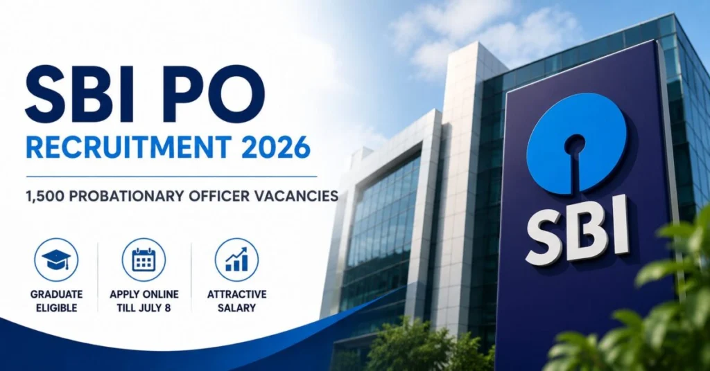 SBI PO Recruitment 2026 Notification Out for 1,500 Vacancies; Check Eligibility, Salary, Exam Dates and Apply Online Before July 8