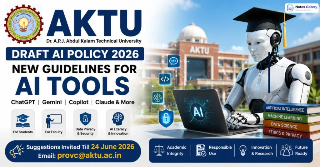 AKTU Draft AI Policy 2026: New Guidelines May Change How Students Use ChatGPT and AI Tools