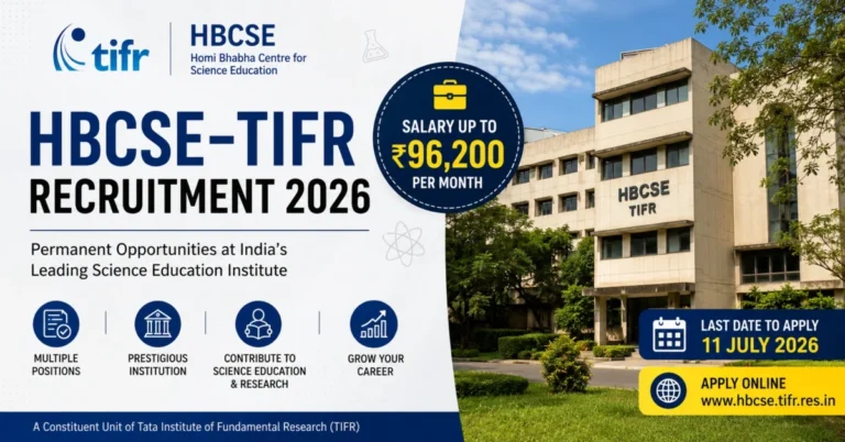 HBCSE–TIFR Recruitment 2026