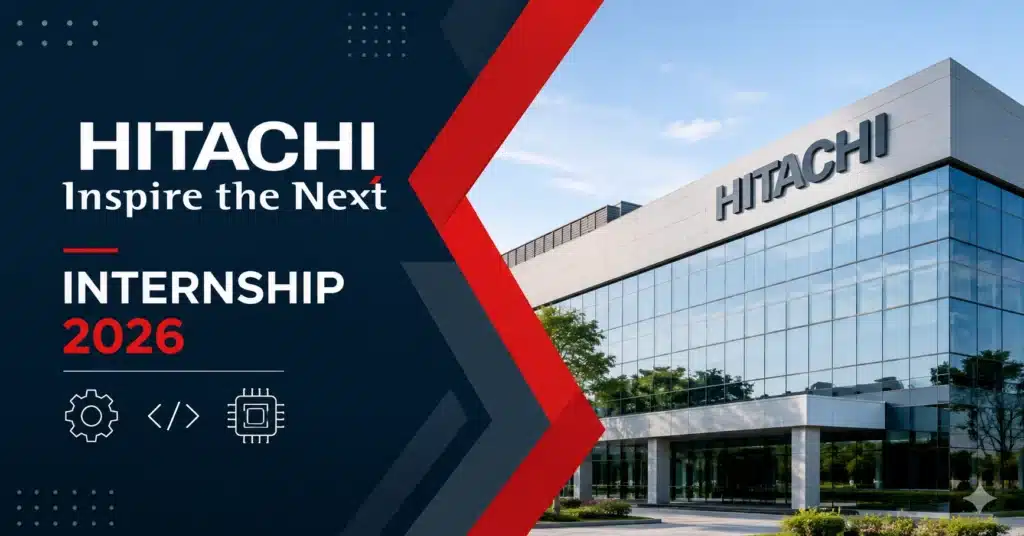 Hitachi Internship 2026: Graduate Engineer Trainee Hiring for B.Tech, B.E & MCA Freshers | Apply Online