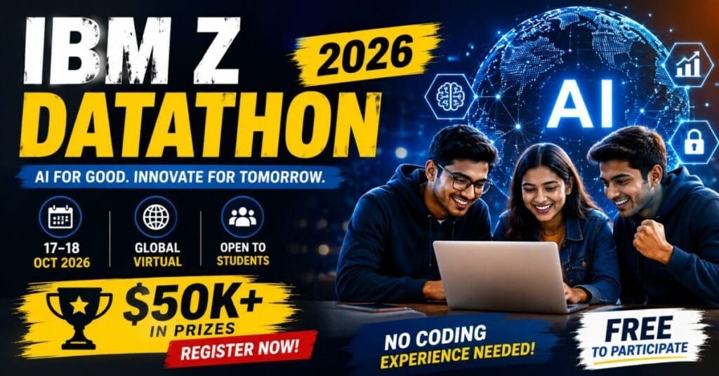 IBM Z Datathon 2026 Registration Open: Free Global AI Challenge with $50,000+ Prize Pool for Students