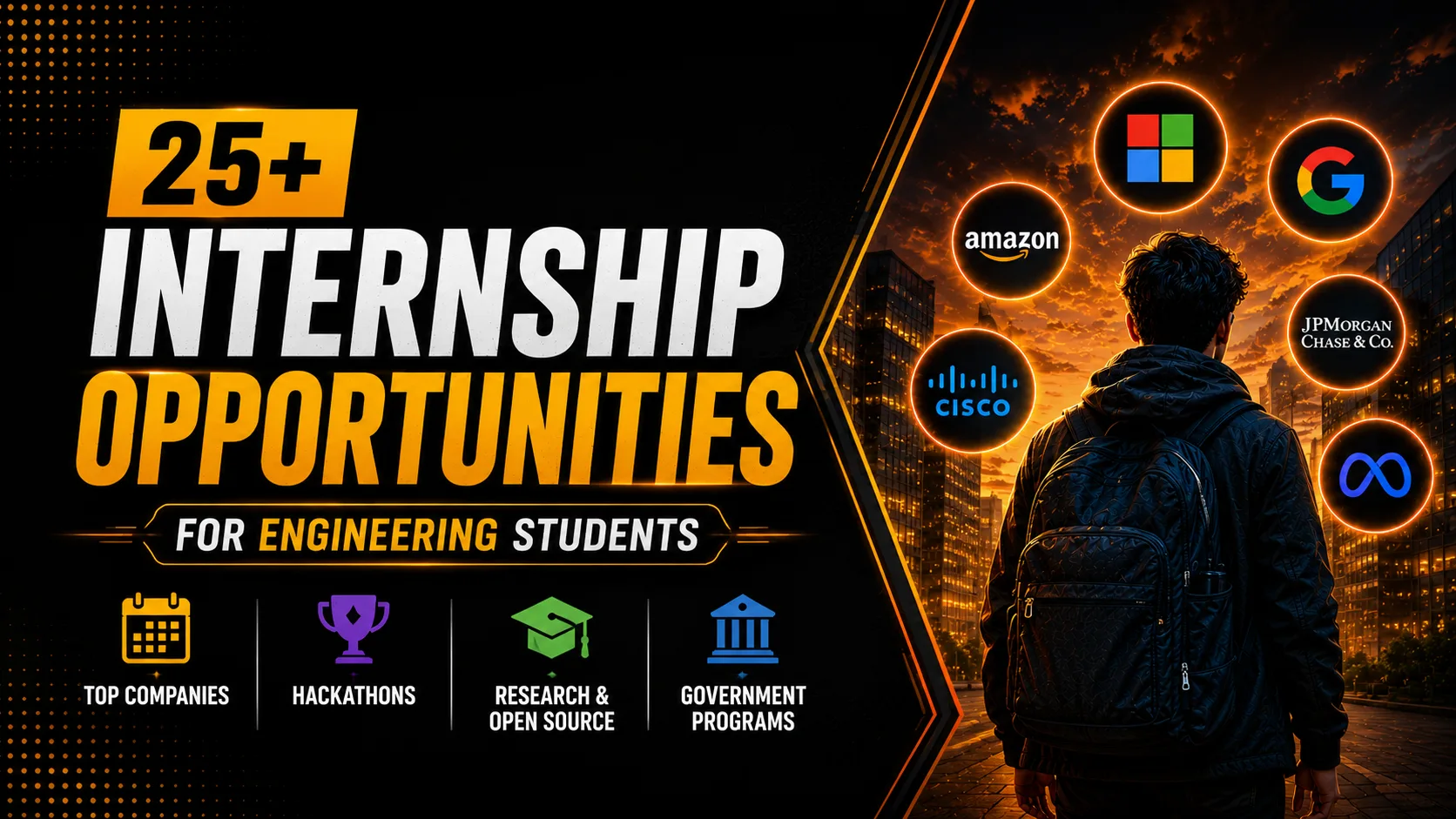 Internship Calendar for Engineering Students: 25+ Internship and Hackathon Opportunities