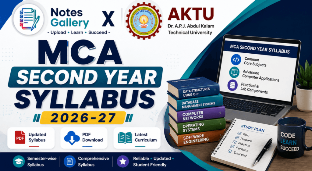 AKTU MCA Second Year Syllabus