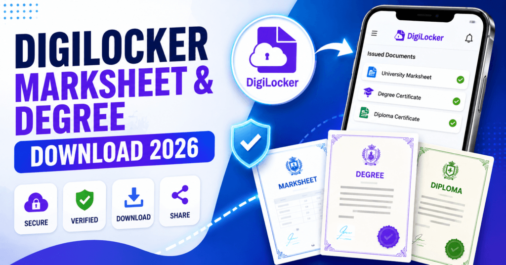 DigiLocker Marksheet & Degree Download 2026: Here’s How Students Can Get Their Documents