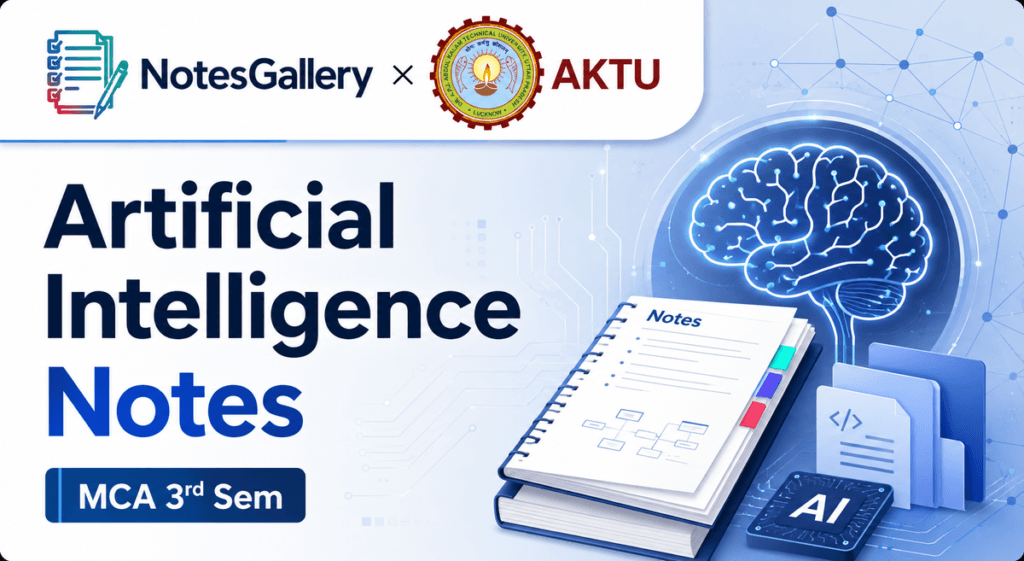 AKTU MCA 3rd Sem Artificial Intelligence Notes