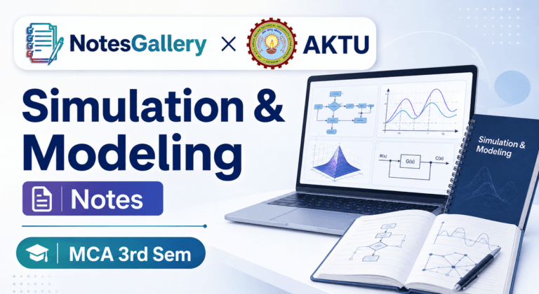 AKTU MCA 3rd Sem Simulation & Modeling Notes