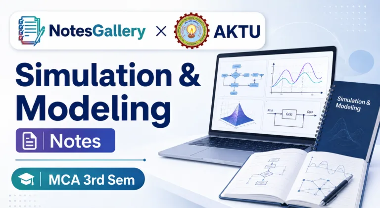 AKTU MCA 3rd Sem Simulation & Modeling Notes