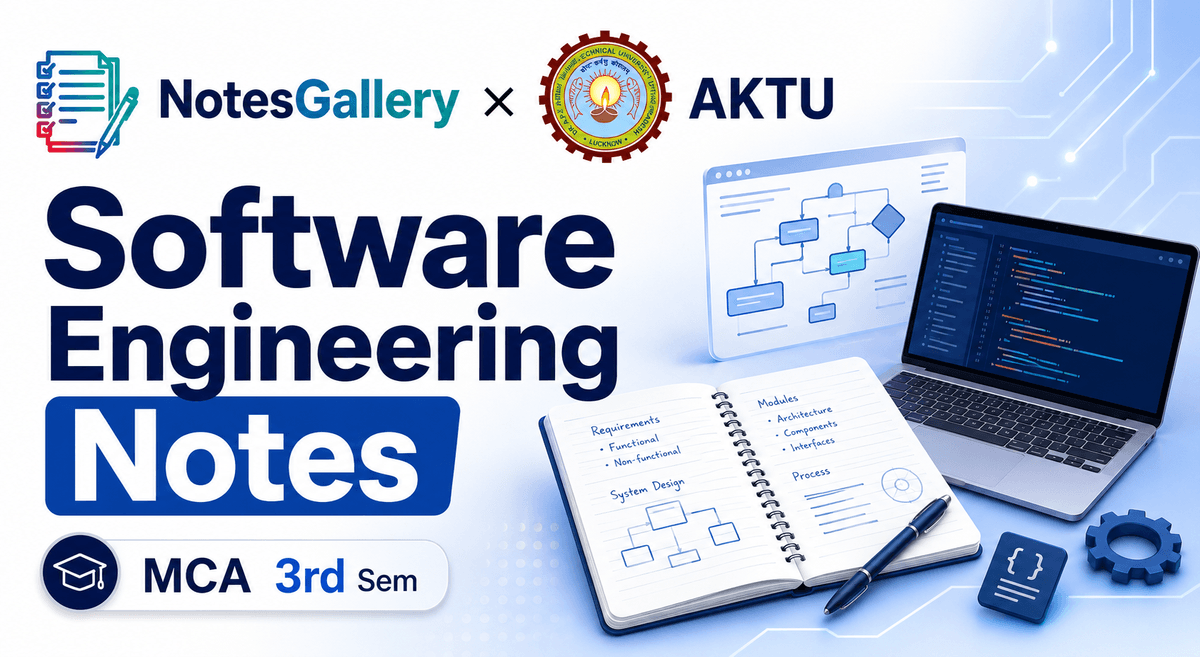 AKTU MCA 3rd Sem Software Engineering Notes 1 AKTU MCA Second Year Software Engineering Notes