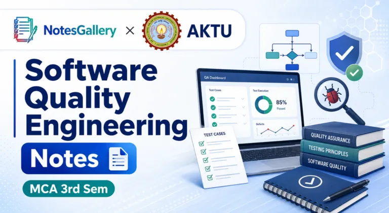 AKTU MCA 3rd Sem Software Quality Engineering Notes