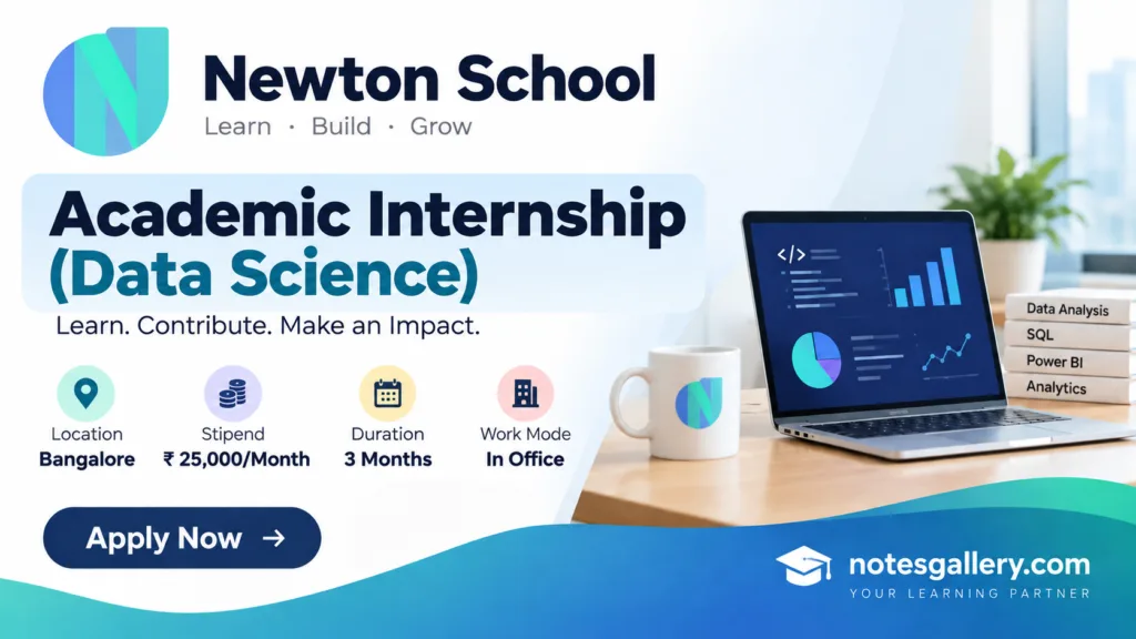 Newton School Academic Internship (Data Science): Eligibility & Apply