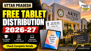 UP Free Tablet Distribution 2026-27: Official Circular for DigiShakti Portal Student Data Upload