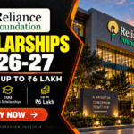 Reliance Foundation Scholarships 2026-27: UG & PG Details