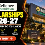 Reliance Foundation Scholarships 2026-27: UG & PG Details