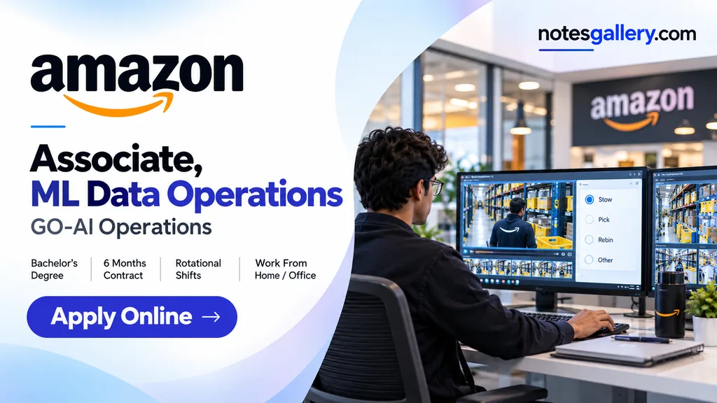 Amazon Associate, ML Data Operations Recruitment 2026: Apply Online