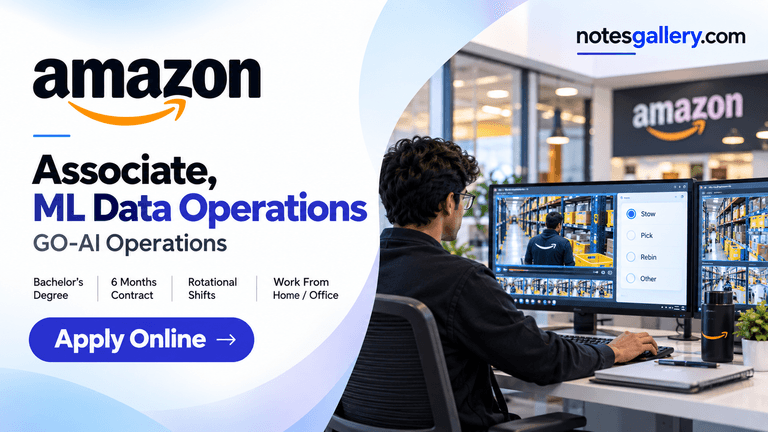 Amazon Associate, ML Data Operations Recruitment 2026: Apply Online