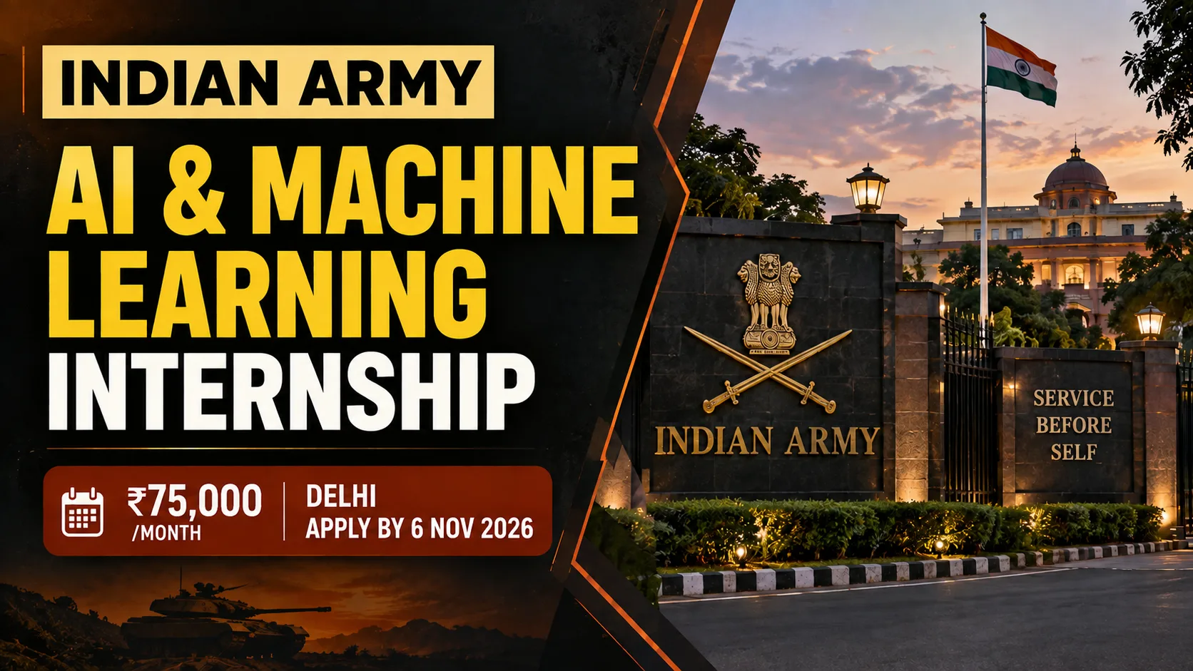 Indian Army Artificial Intelligence & Machine Learning Internship: Stipend & Apply Details
