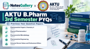 AKTU B.Pharm 3rd Semester PYQs