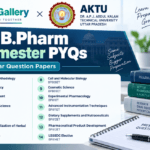AKTU B.Pharm 8th Semester PYQs