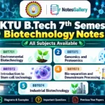 AKTU B.Tech 7th Semester Biotechnology Notes | All Subjects