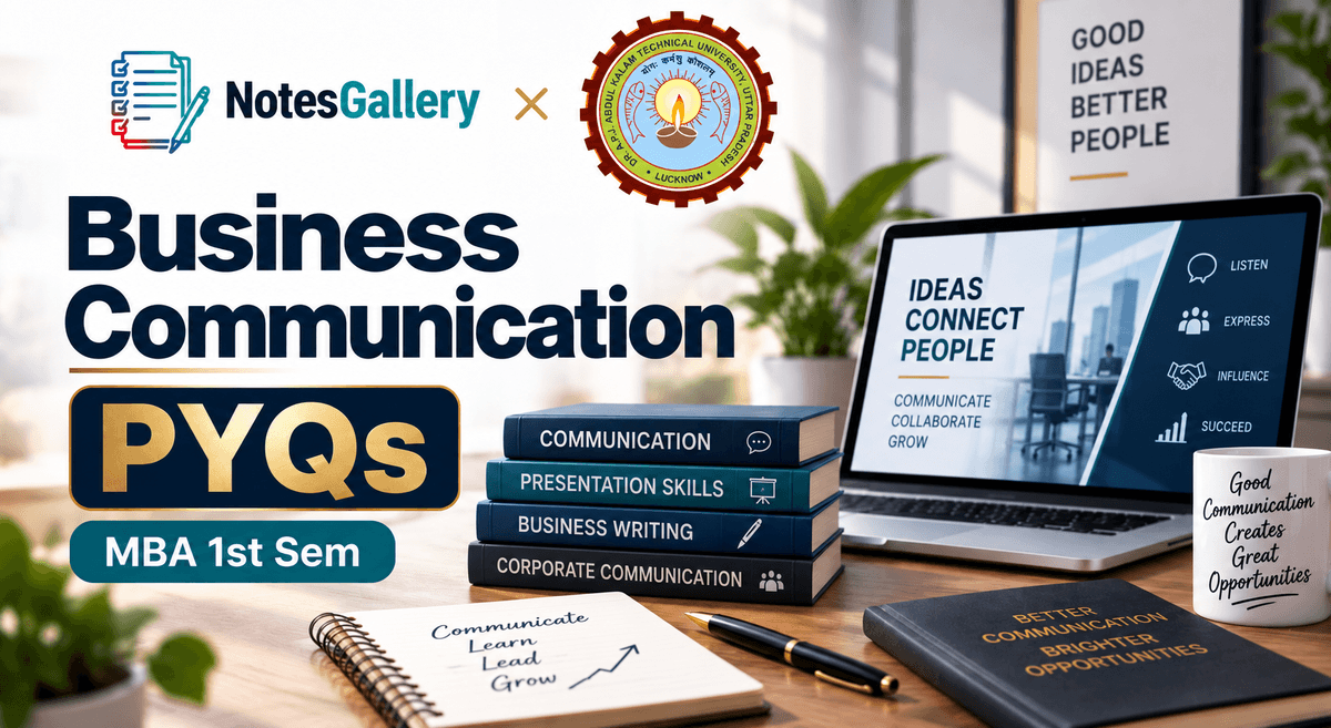 AKTU MBA 1st Sem Business Communication PYQs 1 Business Communication